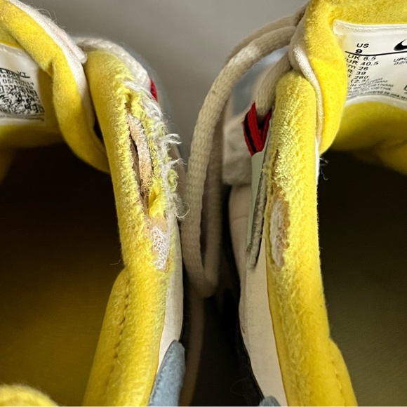 Nike Air Max 270 React 'Bauhaus' Lift Sneaker Phantom/Black-Light Blue-Universit - Picture 7 of 9